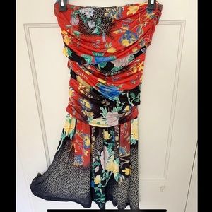 ETRO strapless dress worn once!!